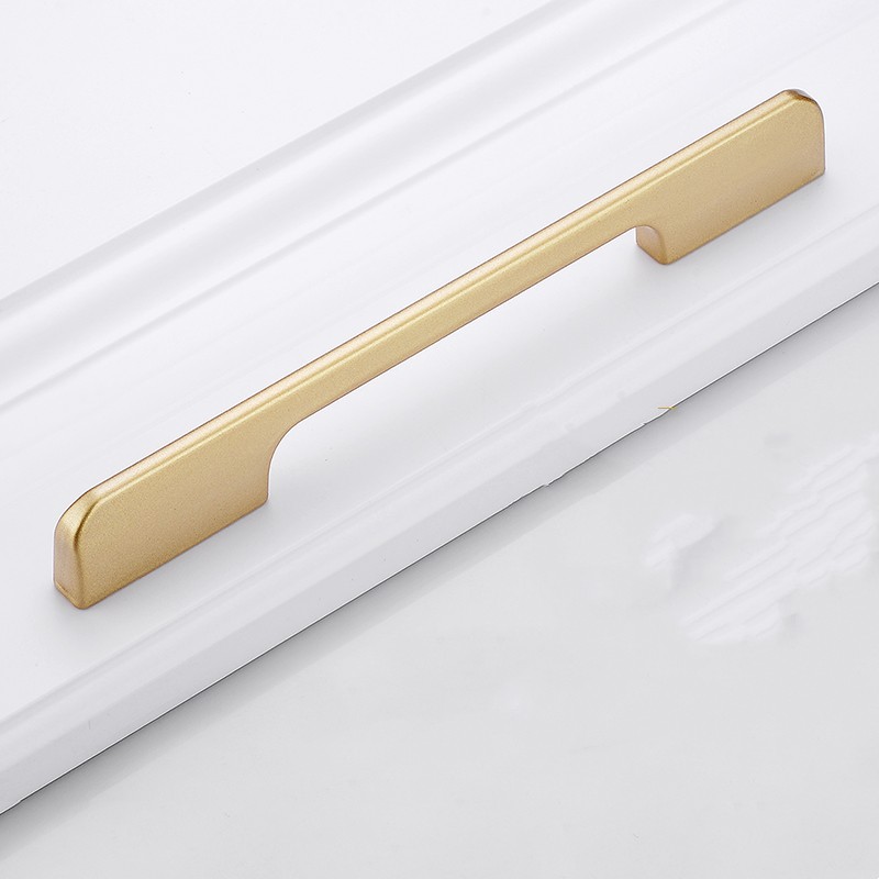 Elegant Gold Handle for Closet, Drawer, and Cabinet - Single Hole Design - Image 2