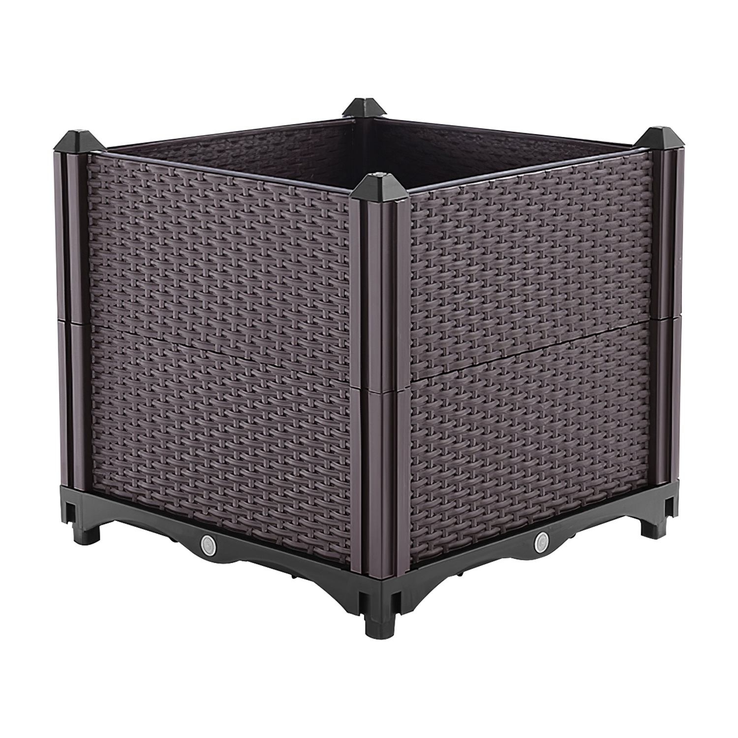 Elevated 1 Set Raised Garden Bed Plant Growth Box with Self-Watering System for Patio, Balcony & Garden - Ideal Planter for Flowers, Vegetables, & Herbs - Image 4