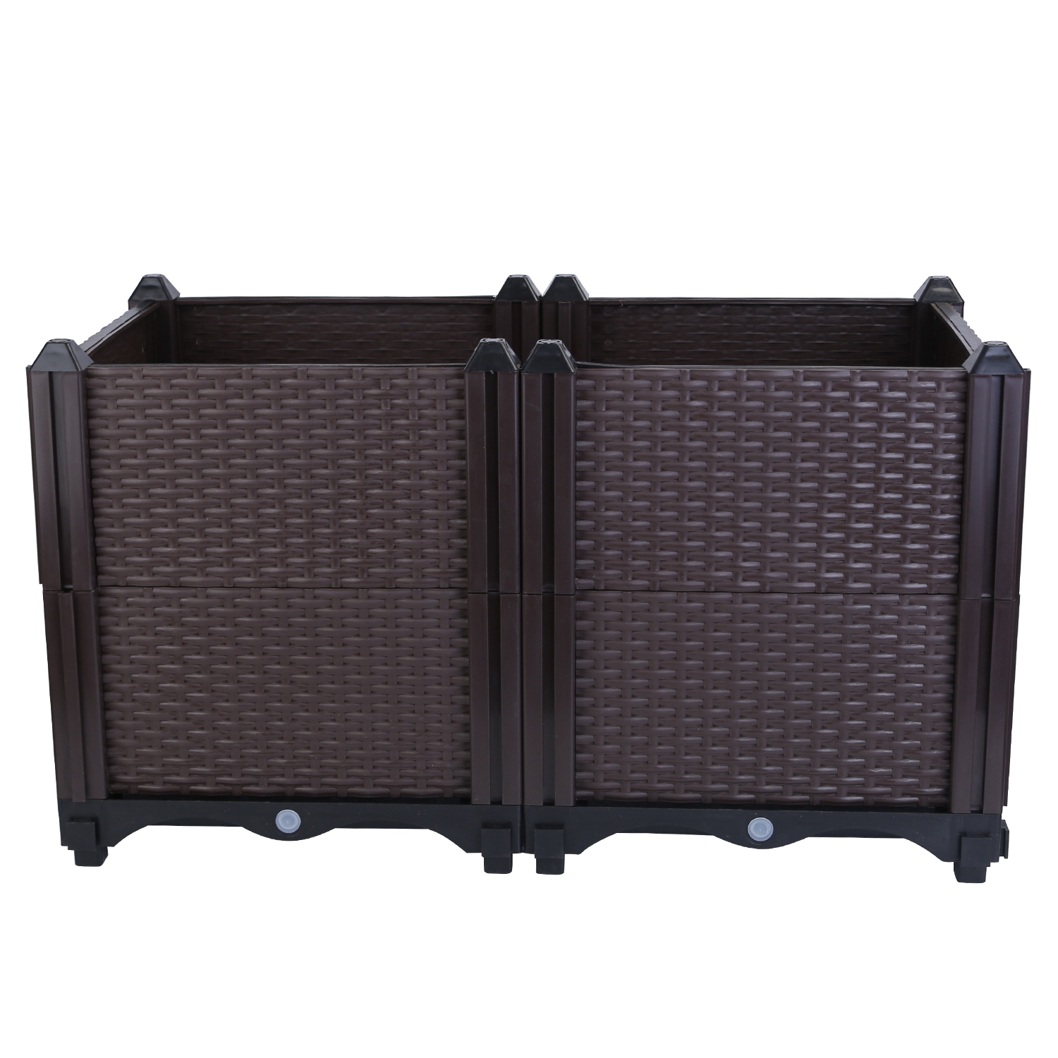 Elevated 1 Set Raised Garden Bed Plant Growth Box with Self-Watering System for Patio, Balcony & Garden - Ideal Planter for Flowers, Vegetables, & Herbs - Image 6