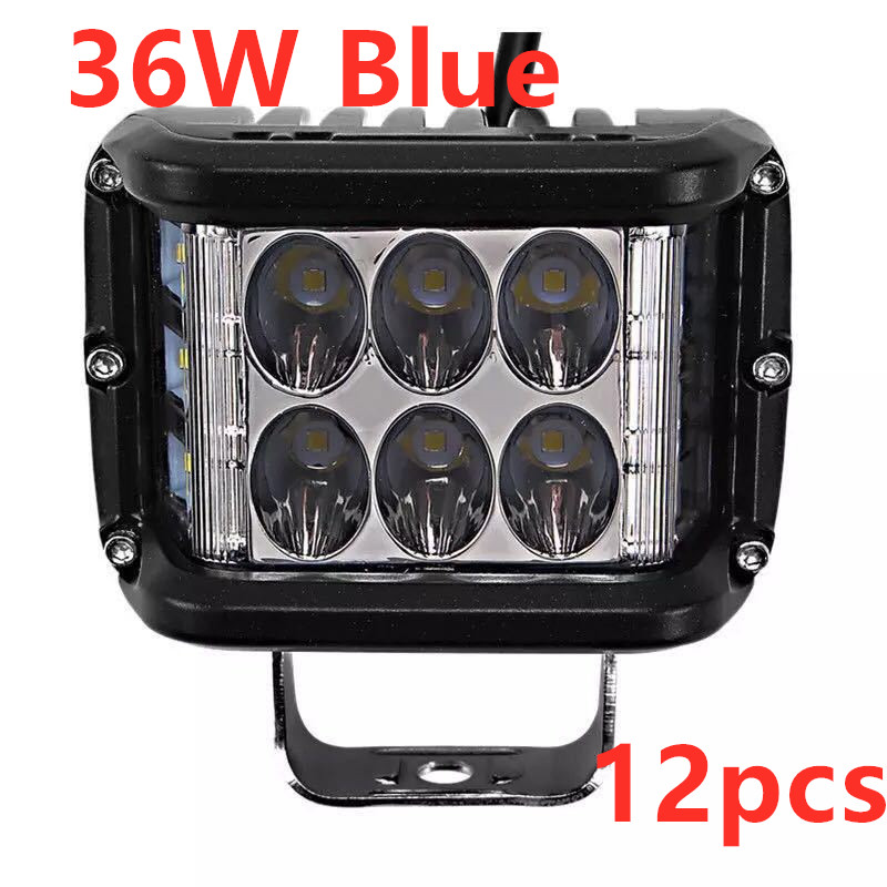36W Motorcycle Side Flash Work Light - Bright, Reliable Lighting Solution - Image 2