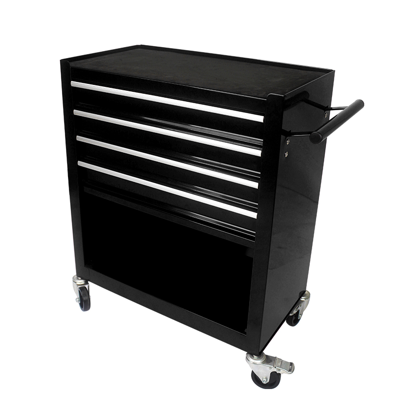 Heavy-Duty Metal Wheelie Tool Cart for Easy Mobility and Storage - Image 2