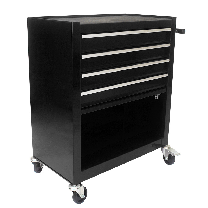 Heavy-Duty Metal Wheelie Tool Cart for Easy Mobility and Storage - Image 3