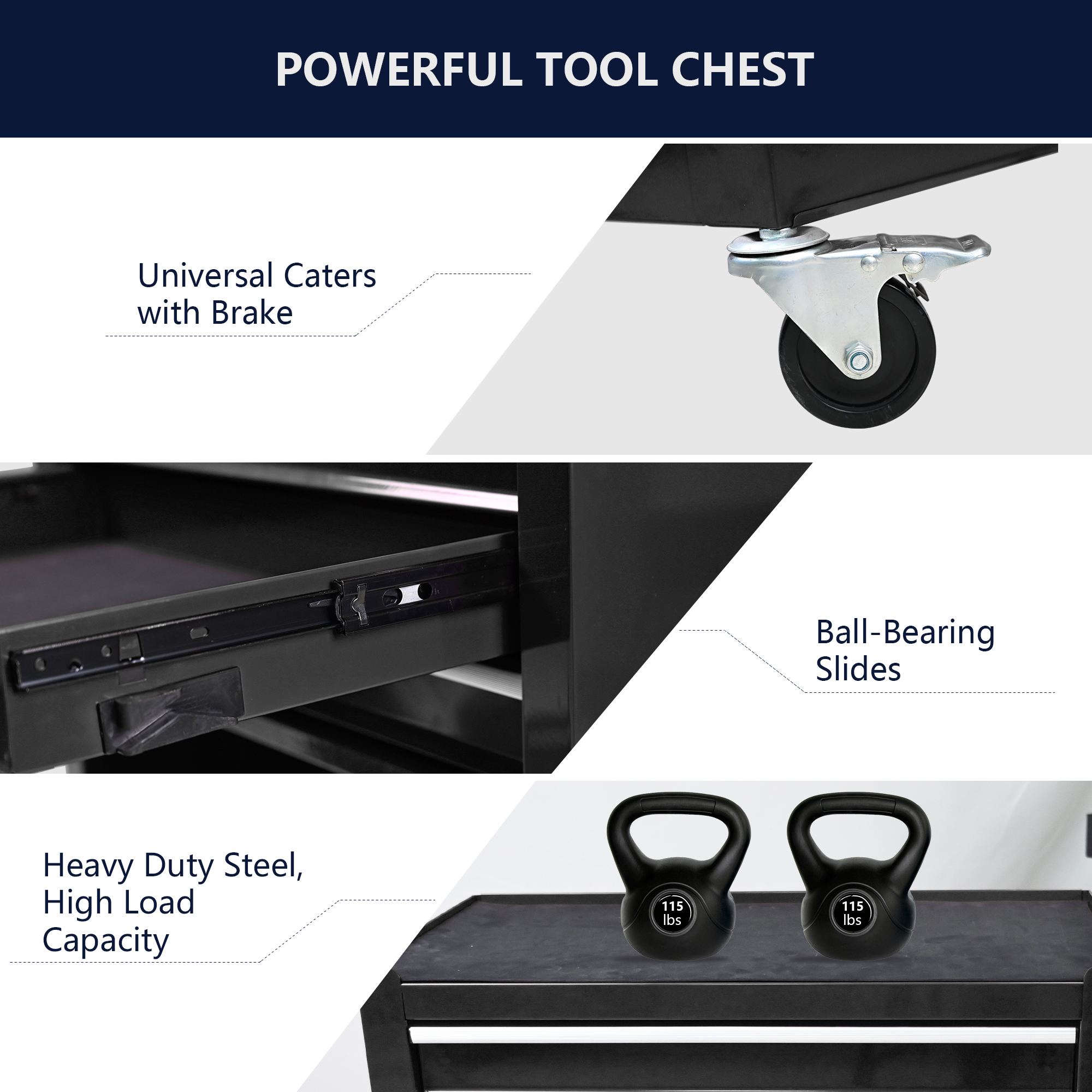 Heavy-Duty Metal Wheelie Tool Cart for Easy Mobility and Storage - Image 15
