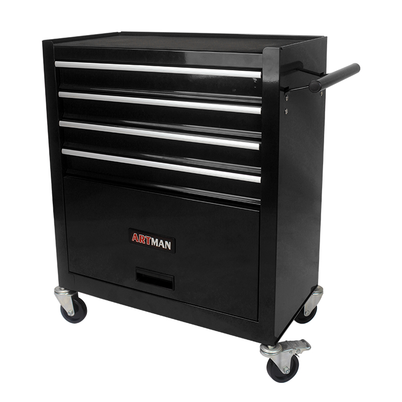 Heavy-Duty Metal Wheelie Tool Cart for Easy Mobility and Storage - Image 16