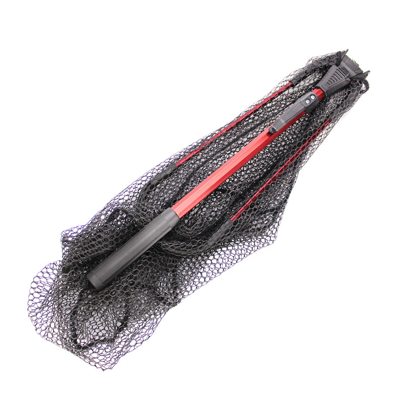 Aluminum Alloy Triangular Folding Dip Net for Fly Fishing - Thin Viscose Metal - Image 5