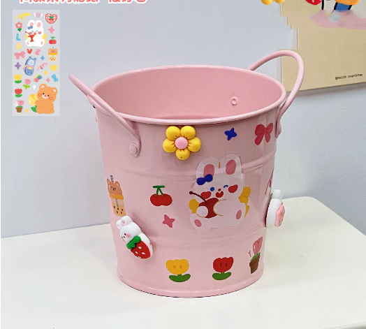 Stylish Iron Art Student Desk Organizer Box for Creative Storage Solutions - Image 3