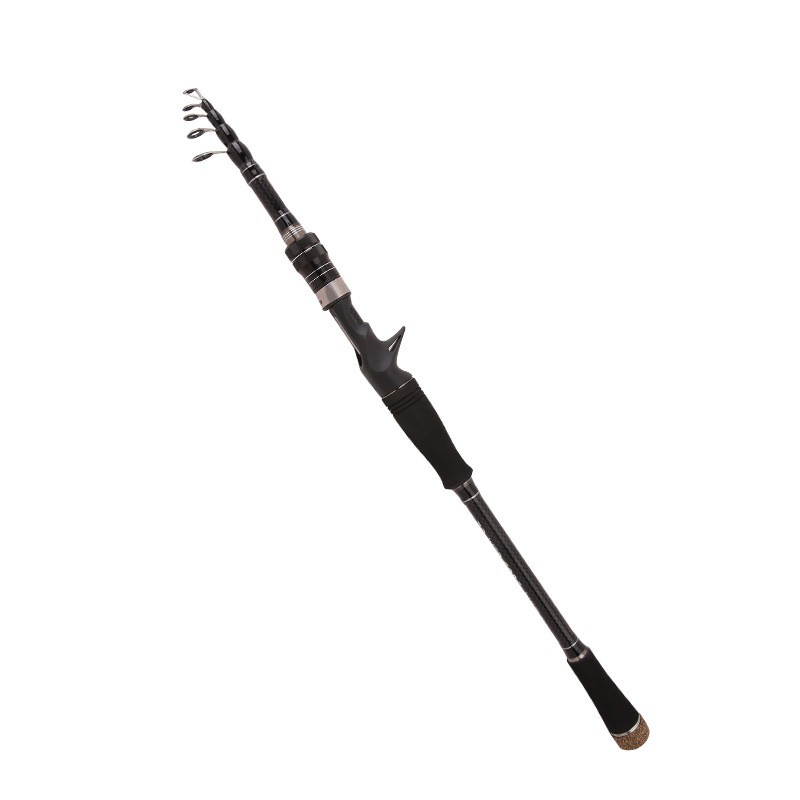 Ultra Light Carbon Telescopic Fishing Rod - Portable Straight Shank Design - Image 5