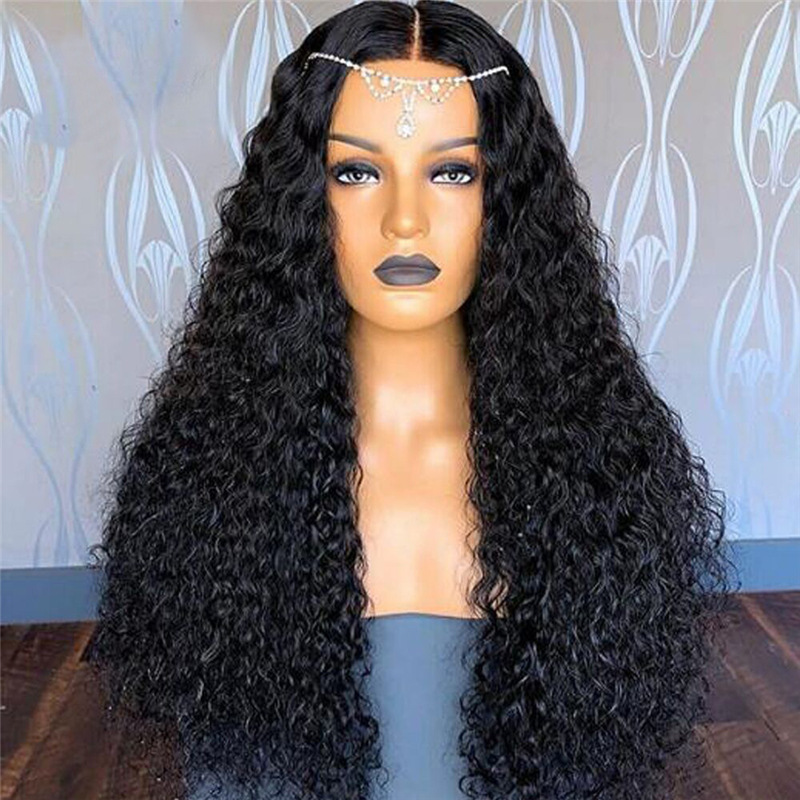 Mid-Length Curly Wig for Women - Hand-Wrapped Small Curls for a Stylish Look - Image 3