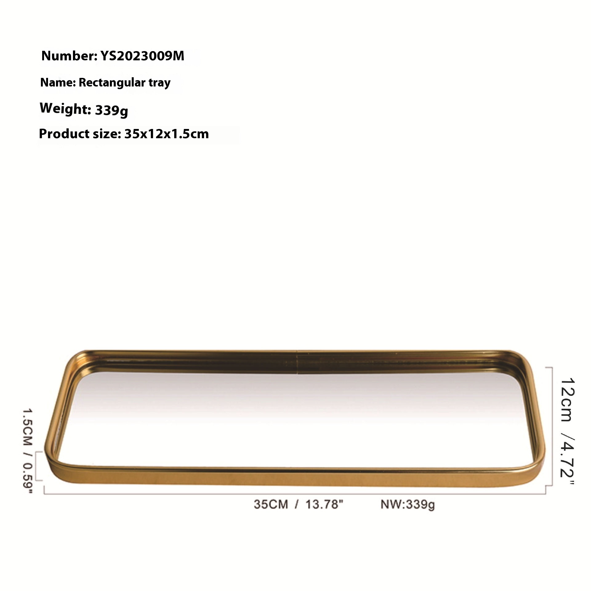 Stylish Metallic Glass Mirror Tray for Jewelry and Cosmetics Storage - Image 19