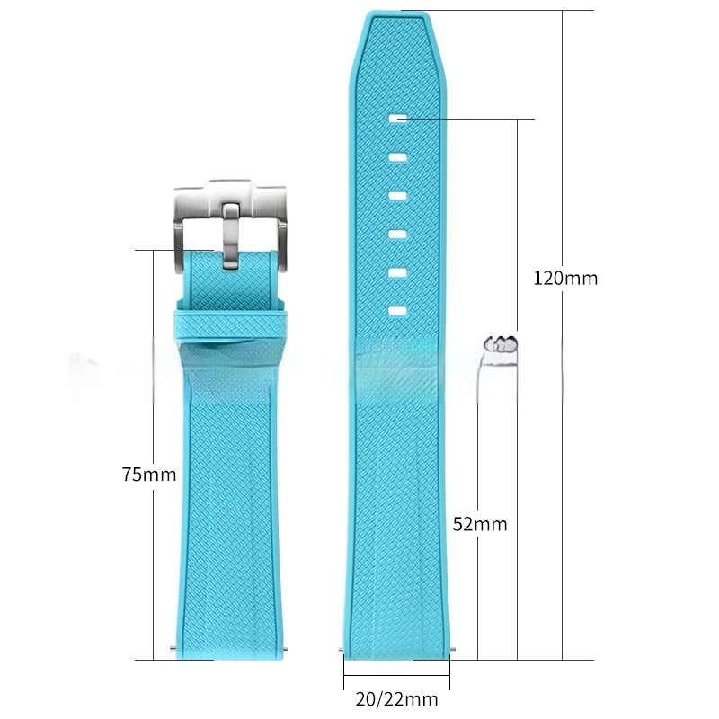 Durable Fluororubber Strap for Men - Perfect Fit and Versatile Use - Image 21