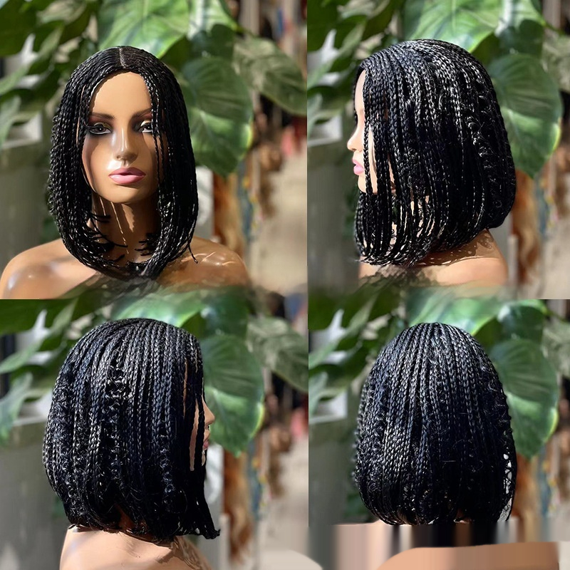 Bohemian Hand-woven Three-strand Braid Wave Wig for Women’s Headgear - Image 2