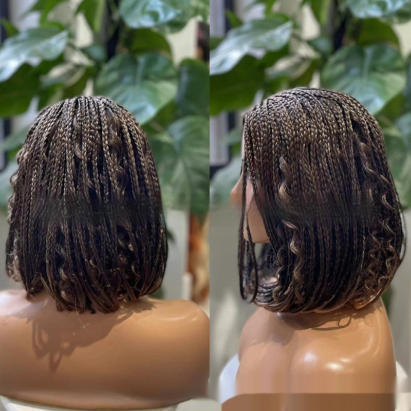 Bohemian Hand-woven Three-strand Braid Wave Wig for Women’s Headgear - Image 5