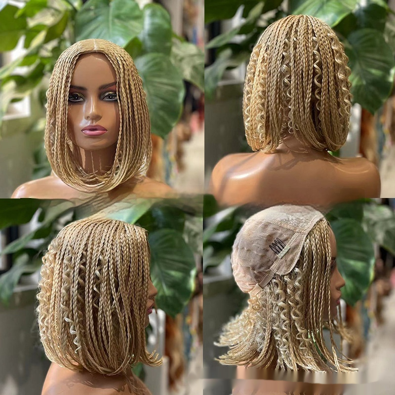 Bohemian Hand-woven Three-strand Braid Wave Wig for Women’s Headgear - Image 9