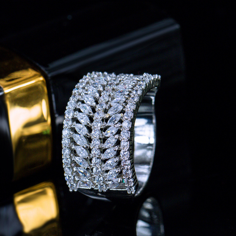 Chic European & American Style Simple Bracelet Ring for Women with Micro Inlaid Zircon - Image 9