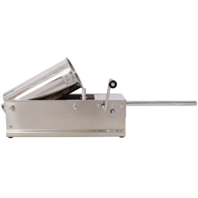 5L 11LBS Horizontal Sausage Stuffer - Stainless Steel Manual Sausage Maker with 4PCS Nozzles for Home and Commercial Use - Image 4