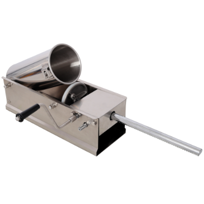5L 11LBS Horizontal Sausage Stuffer - Stainless Steel Manual Sausage Maker with 4PCS Nozzles for Home and Commercial Use - Image 5