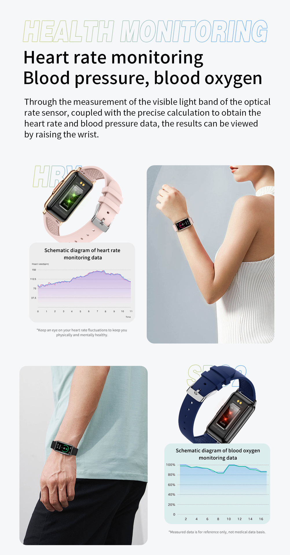 Multi-functional Outdoor Smart Sport Bracelet - Women's Health Monitoring Watch - Image 6