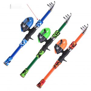 Gun-Type Short-Section Telescopic Fishing Rod for Kids | Essential Fishing Gear
