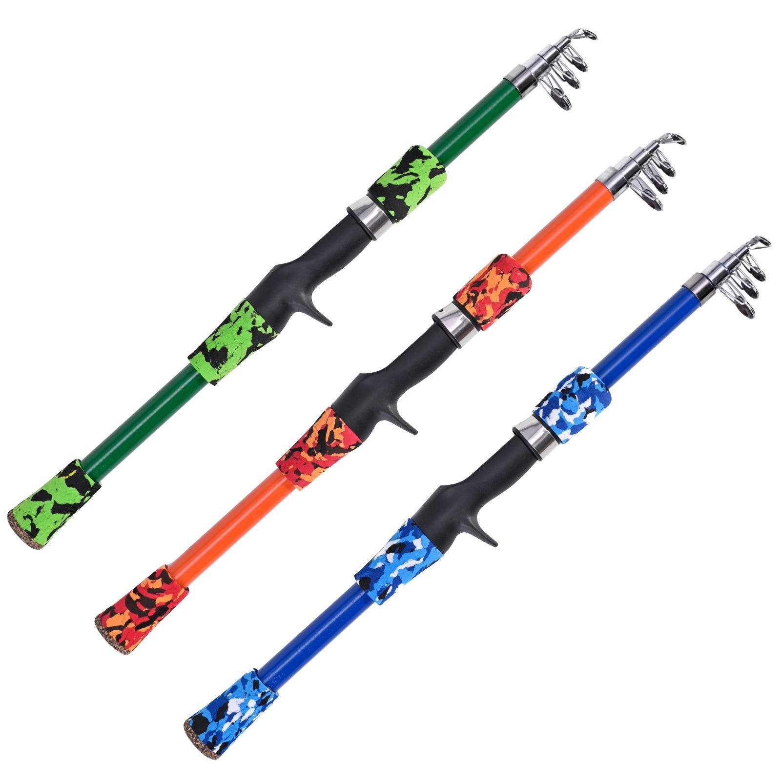 Gun-Type Short-Section Telescopic Fishing Rod for Kids | Essential Fishing Gear - Image 5