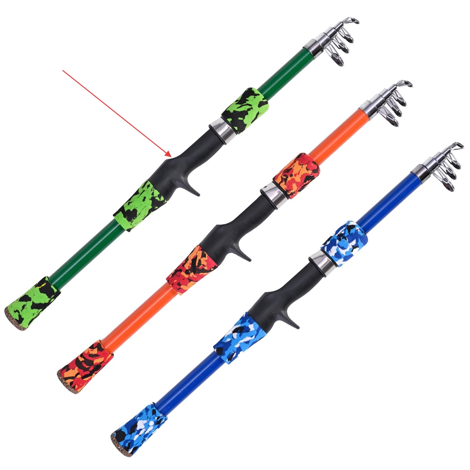 Gun-Type Short-Section Telescopic Fishing Rod for Kids | Essential Fishing Gear - Image 9