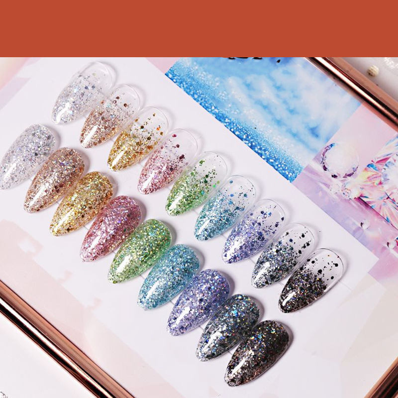 Tan Phototherapy Gel Explosion Flash Nail Polish - Special Nail Shop Set with Nail Glue - Image 5