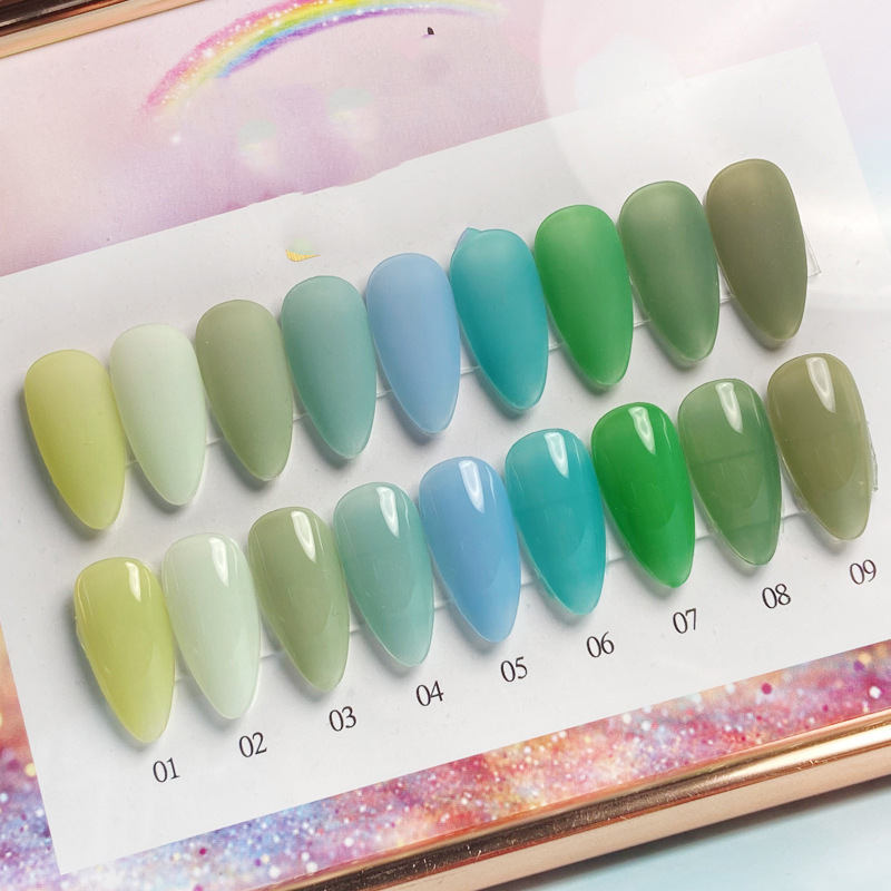 Tan Phototherapy Gel Explosion Flash Nail Polish - Special Nail Shop Set with Nail Glue - Image 6