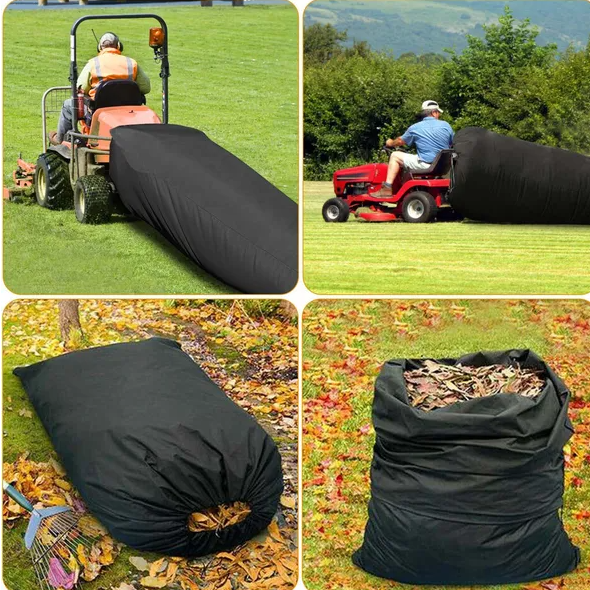 54 Cubic Feet Lawn Tractor Leaf Bag - Standard Garden Waste Bag with 112in Opening - Image 7