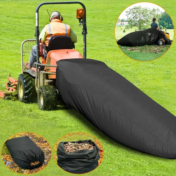 54 Cubic Feet Lawn Tractor Leaf Bag - Standard Garden Waste Bag with 112in Opening - Image 8
