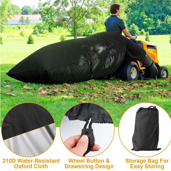 54 Cubic Feet Lawn Tractor Leaf Bag - Standard Garden Waste Bag with 112in Opening - Image 10