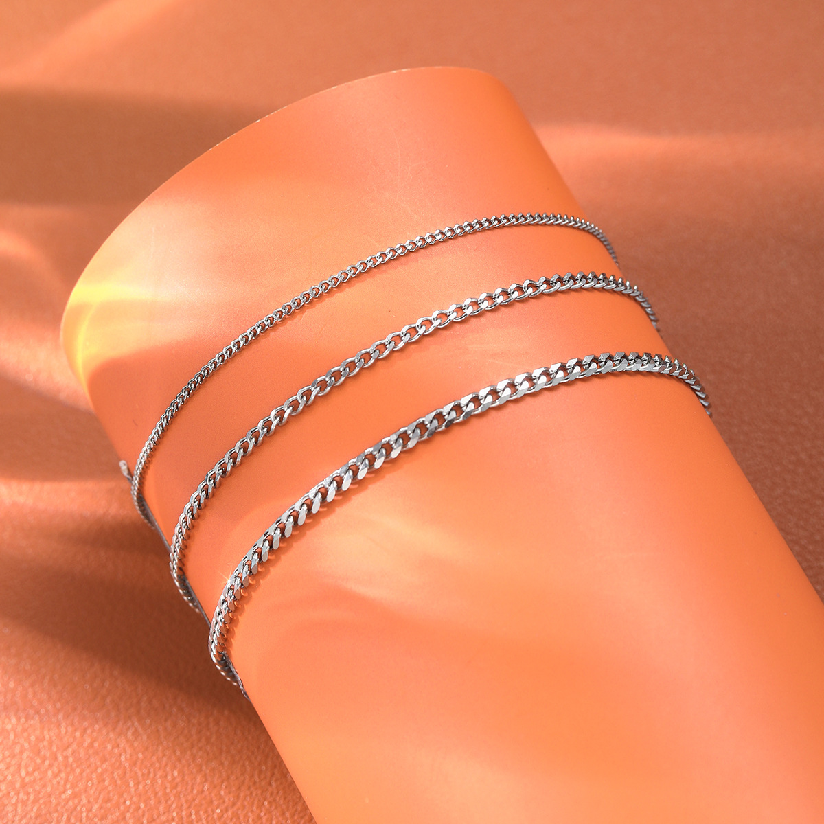 Trendy Flat Cuban Link Chain Bracelet for Fashion-Forward Individuals - Image 4