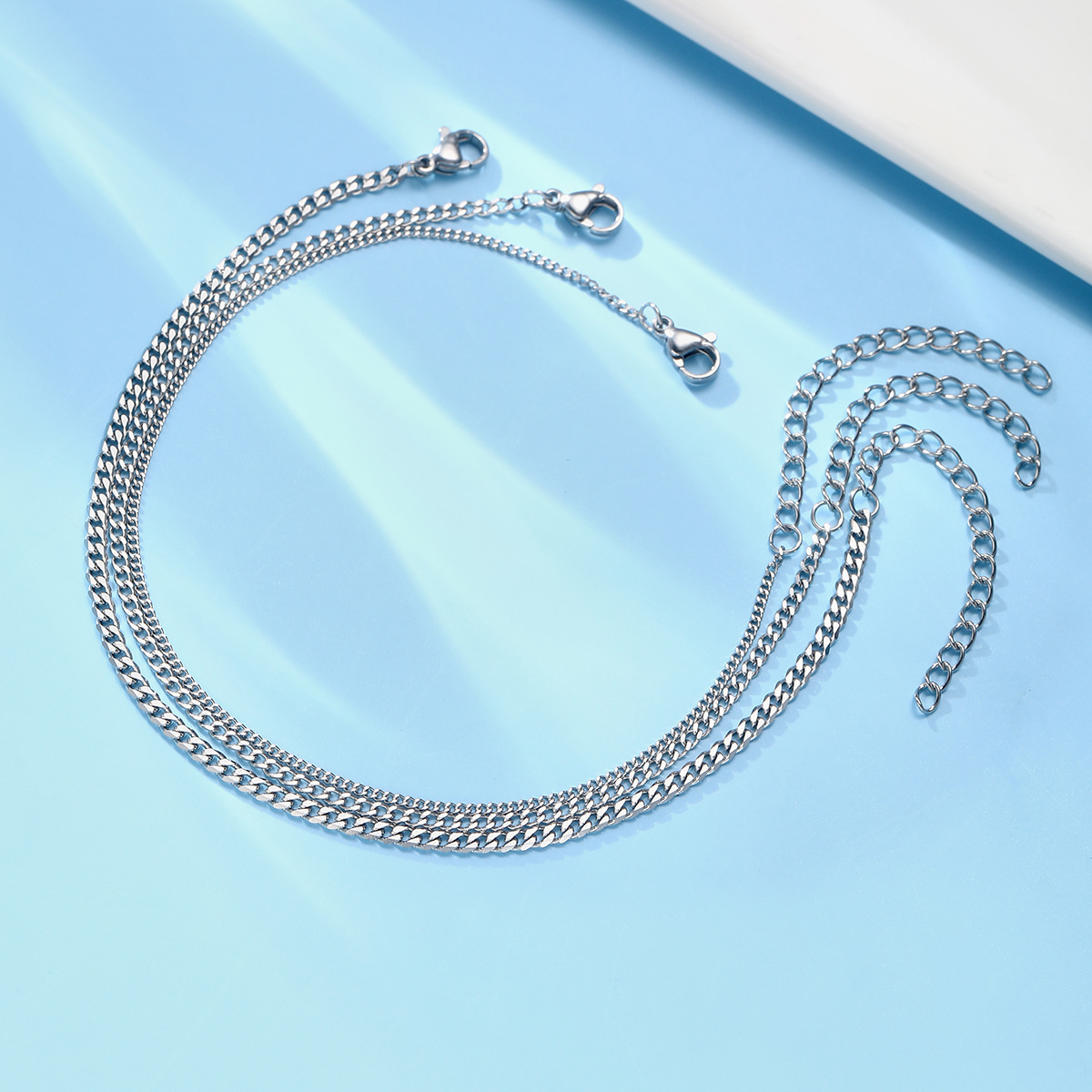 Trendy Flat Cuban Link Chain Bracelet for Fashion-Forward Individuals - Image 9