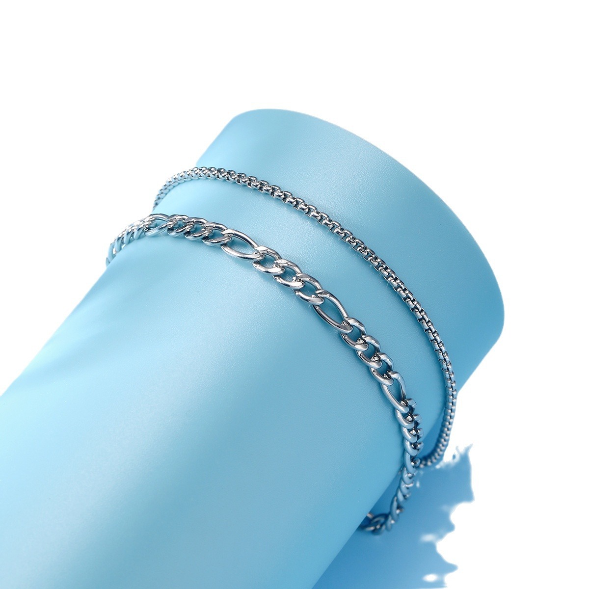 Trendy Flat Cuban Link Chain Bracelet for Fashion-Forward Individuals - Image 15