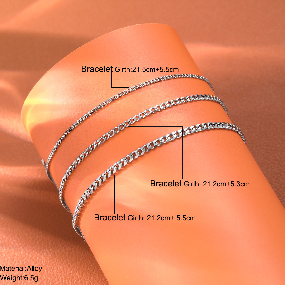 Trendy Flat Cuban Link Chain Bracelet for Fashion-Forward Individuals - Image 16