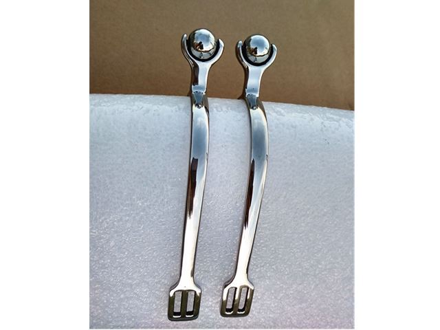 Stainless Steel Equestrian Spurs - Commercial Harness, British Belt & Ball Supplies - Image 2