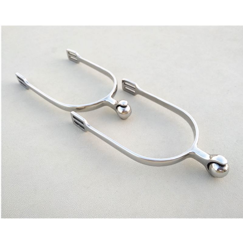 Stainless Steel Equestrian Spurs - Commercial Harness, British Belt & Ball Supplies - Image 4
