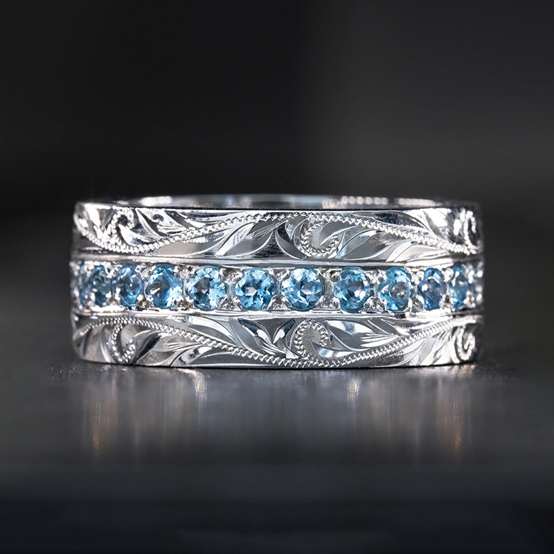 Stylish Men's and Women's Wheat Design Fashion Rings - Image 3