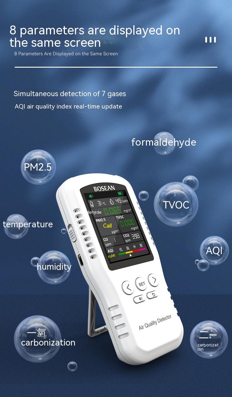 High Precision Formaldehyde Measuring Instrument - Indoor Air Quality Tester for Homes - Image 2