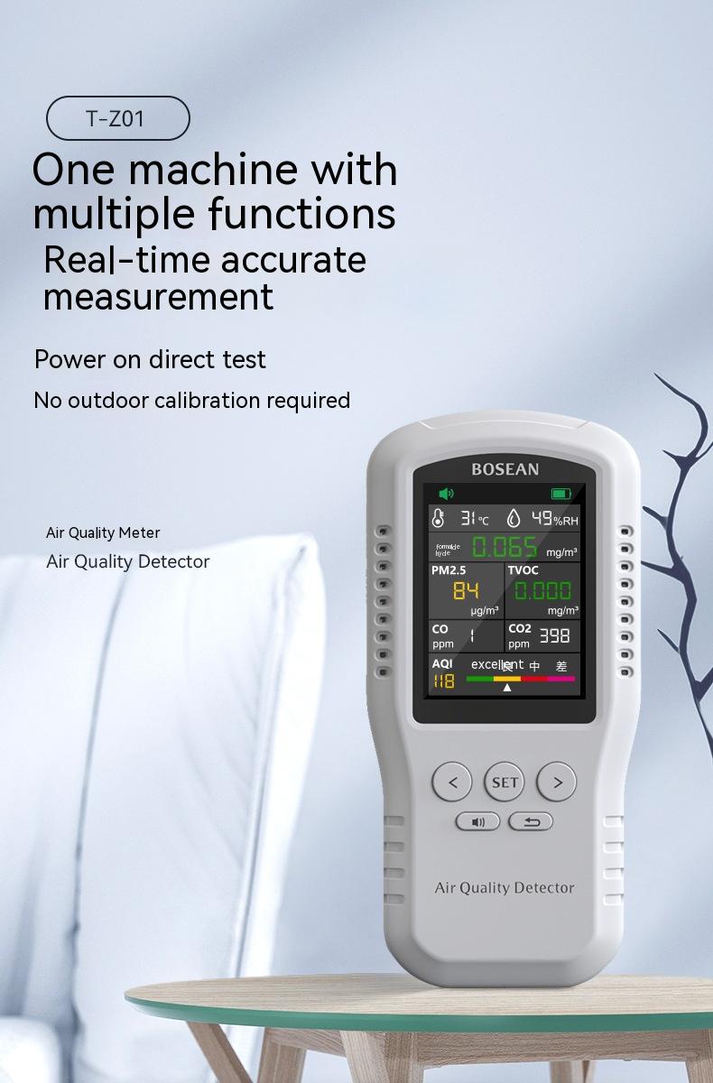 High Precision Formaldehyde Measuring Instrument - Indoor Air Quality Tester for Homes - Image 3