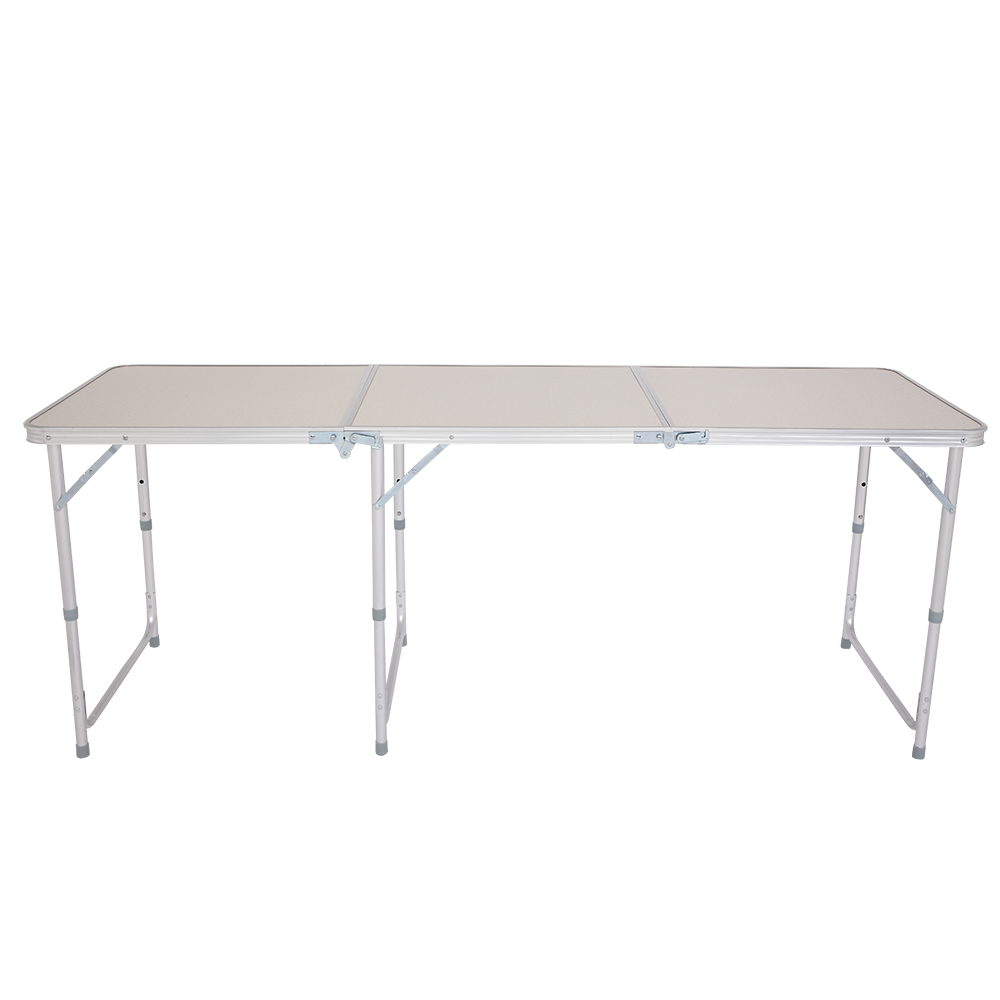 6ft Silver Outdoor Folding Table - Durable Aluminum Alloy, 50kg Capacity - Image 22
