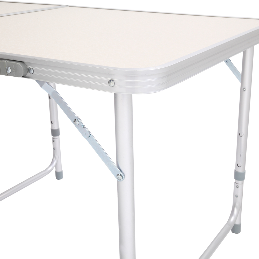 6ft Silver Outdoor Folding Table - Durable Aluminum Alloy, 50kg Capacity - Image 28