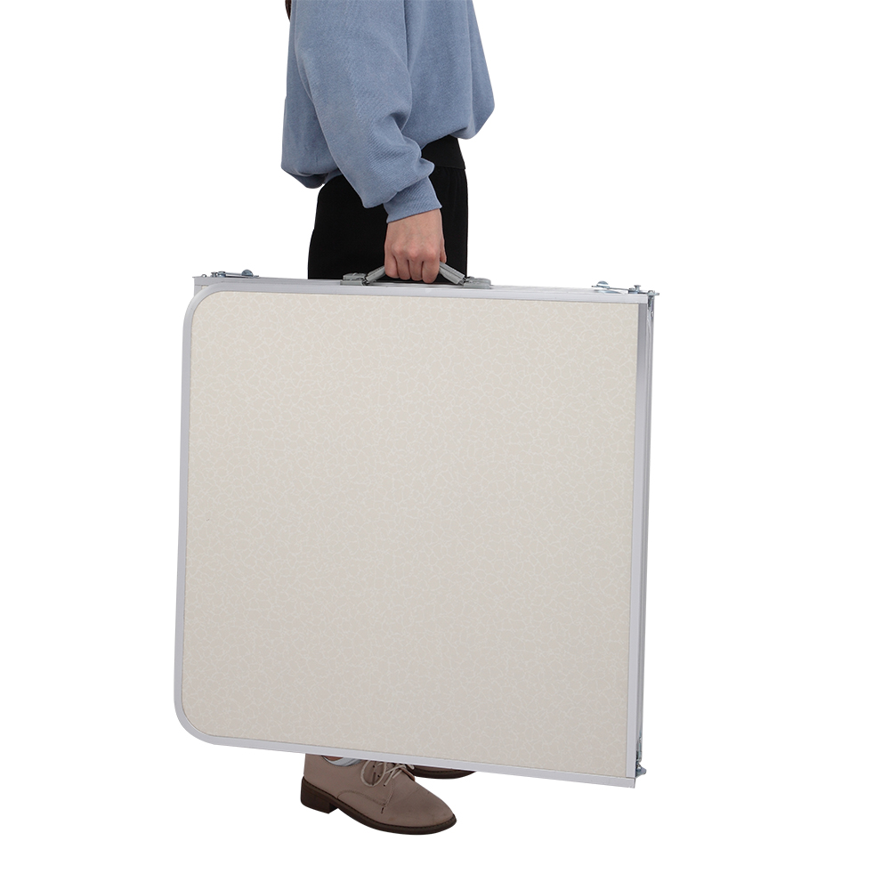 6ft Silver Outdoor Folding Table - Durable Aluminum Alloy, 50kg Capacity - Image 29