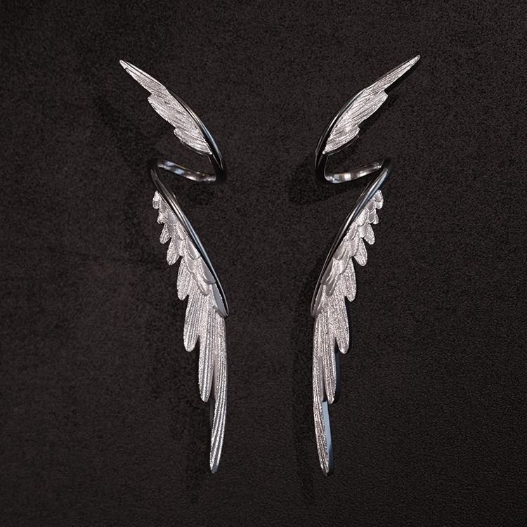 Trendy Minimalist Retro Feather Earrings for Women - Chic and Stylish