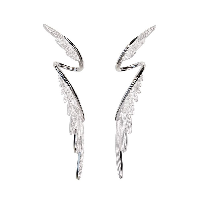 Trendy Minimalist Retro Feather Earrings for Women - Chic and Stylish - Image 5