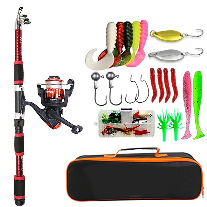 Compact Ultra Short Pocket Fishing Rod Set for Easy Portability - Image 2