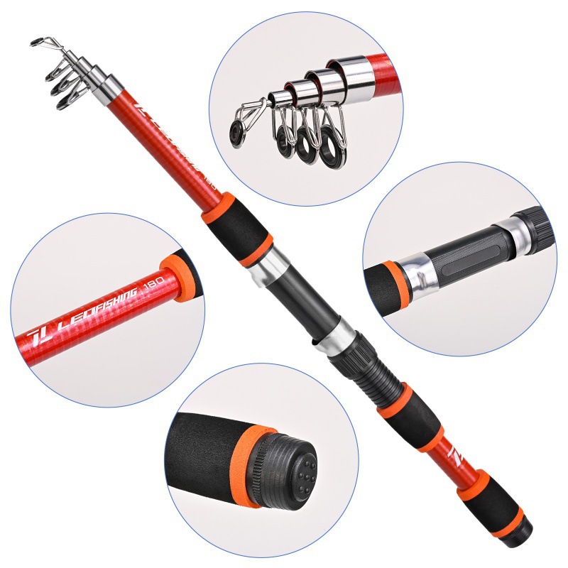Compact Ultra Short Pocket Fishing Rod Set for Easy Portability - Image 10