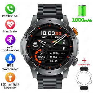 Versatile Waterproof Smart Sports Watch with Multi-Function Features