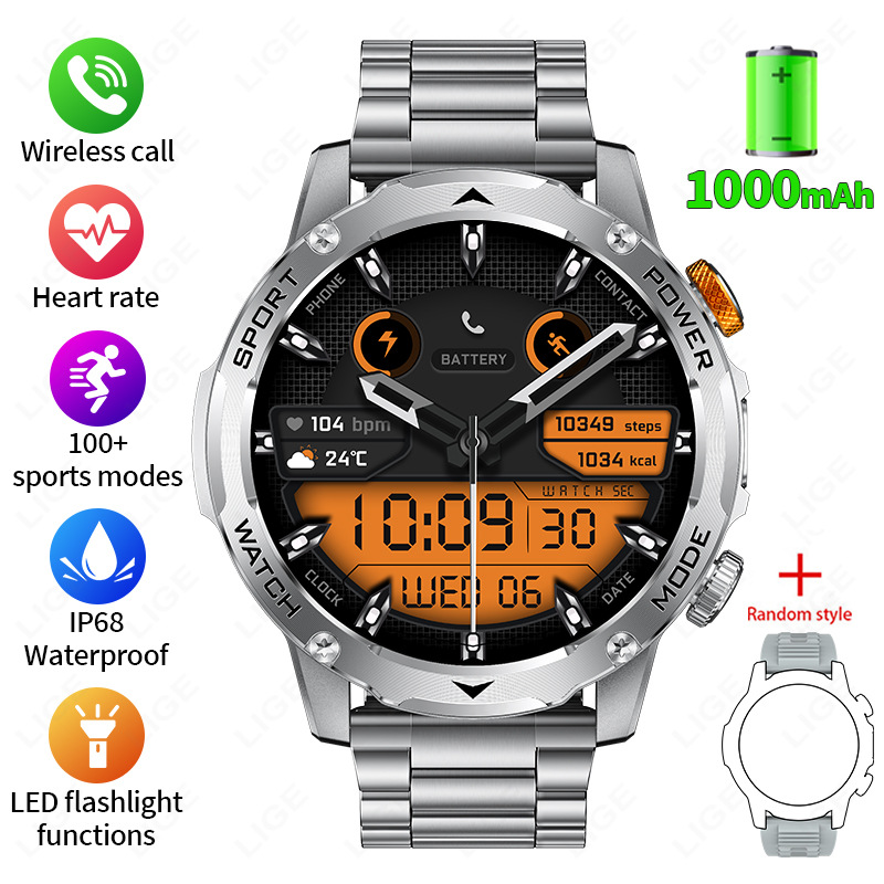 Versatile Waterproof Smart Sports Watch with Multi-Function Features - Image 2