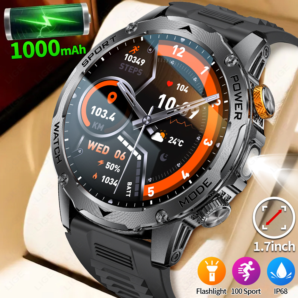 Versatile Waterproof Smart Sports Watch with Multi-Function Features - Image 4