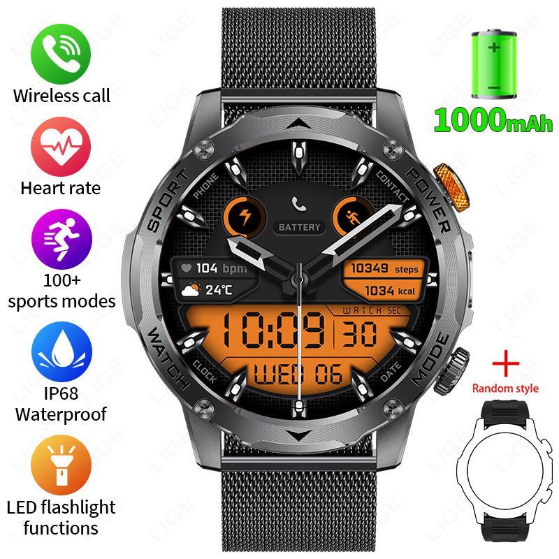 Versatile Waterproof Smart Sports Watch with Multi-Function Features - Image 9