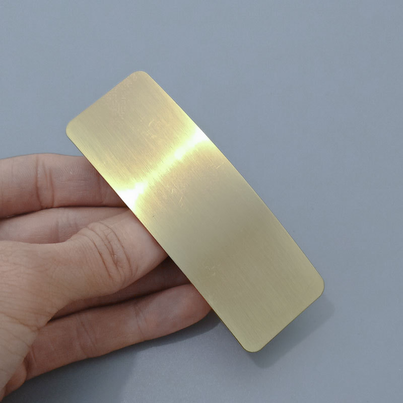 Brushed Metal Barrettes - Simple & Versatile Ponytail Clip for European American Normcore Style Fashion - Image 5